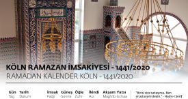 Köln Ramazan İmsakiyesi – 1441/2020
