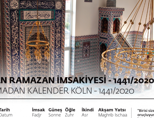 Köln Ramazan İmsakiyesi – 1441/2020